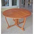 International Caravan Royal Tahiti Round Wood Gate Leg Table TT-RT-005